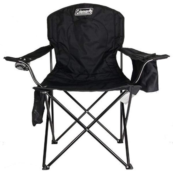 Coleman Camp Chair with 4-Can Cooler Folding Beach...