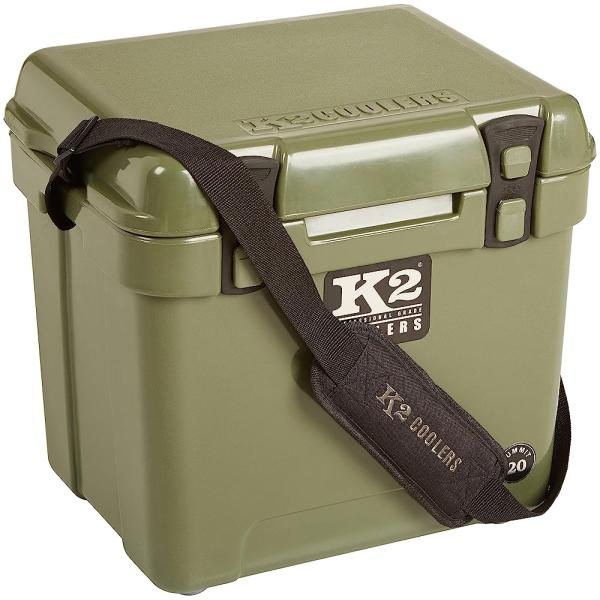 K2 COOLERS SUMMIT 20 COOLER, DUCK BOAT GREEN