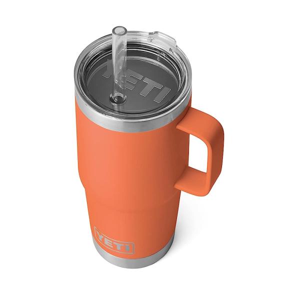 YETI RAMBLER 25 OZ STRAW MUG, VACUUM INSULATED, ST...