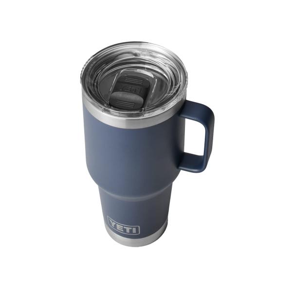 YETI Rambler 30オンス トラベルマグ ストロングホールド蓋付き 真空断熱 ステンレス製...
