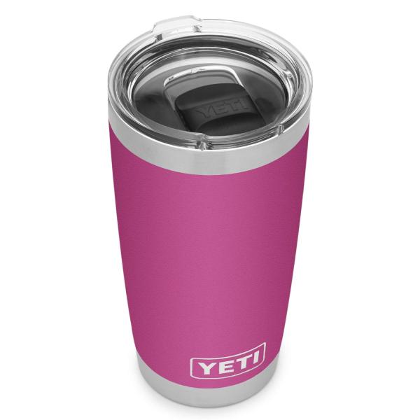 YETI Rambler 20オンス タンブラー マグスライダー蓋付き 真空断熱 ステンレス製、プリ...
