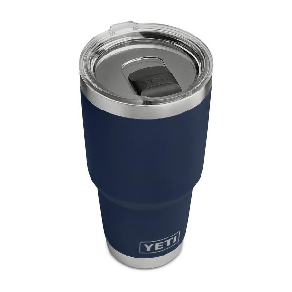 YETI Rambler 30オンス タンブラー マグスライダー蓋付き 真空断熱 ステンレス製、ネイ...