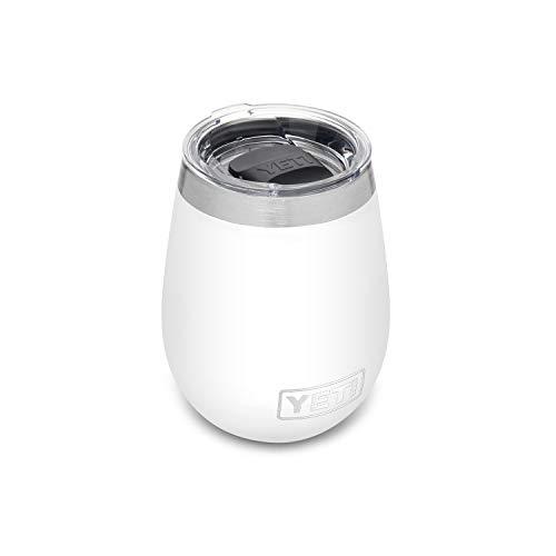 YETI Rambler 10オンス ワインタンブラー マグスライダー蓋付き 真空断熱 ステンレス製...