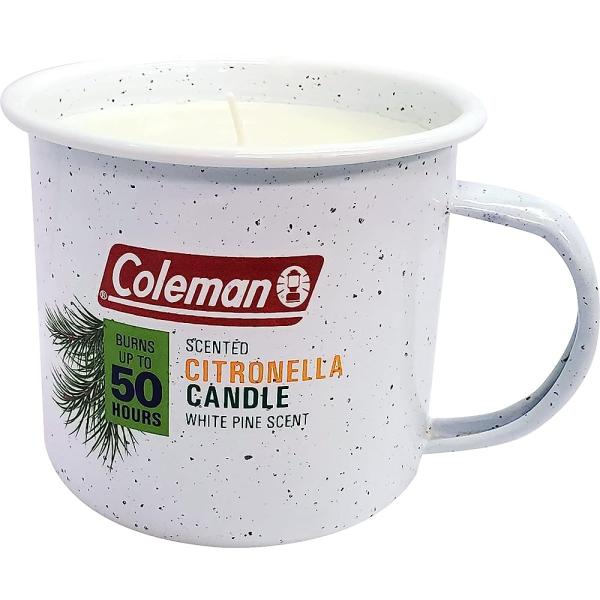 COLEMAN REPELLENTS TIN MUG OUTDOOR CITRONELLA CAND...