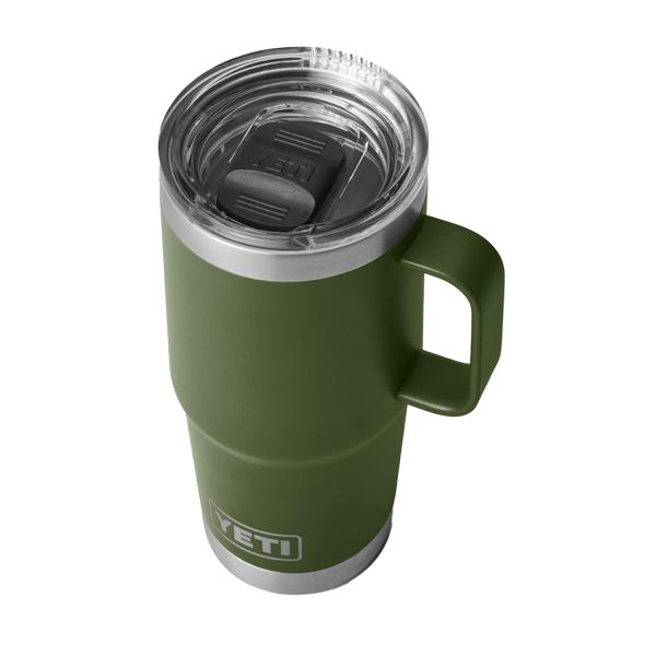 YETI Rambler 20オンス トラベルマグ ストロングホールド蓋付き 真空断熱 ステンレス製...