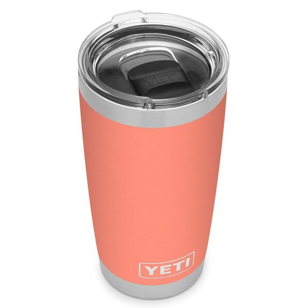 YETI Rambler 20オンス タンブラー マグスライダー蓋付き 真空断熱 ステンレス製、コー...