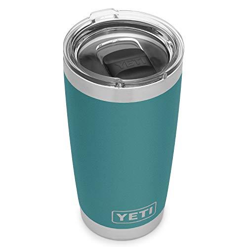 YETI Rambler 20オンス タンブラー マグスライダー蓋付き 真空断熱 ステンレス製、リバ...