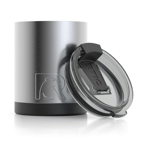 RTIC STAINLESS STEEL LOWBALL WITH LID 12OZ