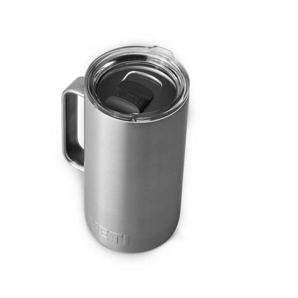 YETI Rambler 24オンス マグカップ マグスライダー蓋付き 真空断熱 ステンレス製、ステ...