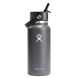 HYDRO FLASK 32 OZ WIDE FLEX STRAW CAP STONE