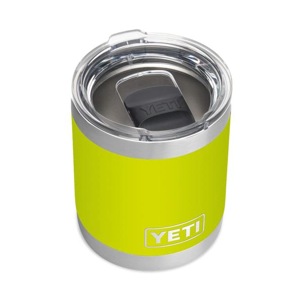 YETI Rambler 10オンス ローボール マグスライダー蓋付き 真空断熱 ステンレス製、シャ...