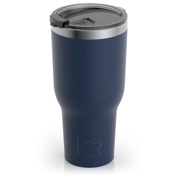 RTIC 40 OZ INSULATED TUMBLER STAINLESS STEEL COFFE...