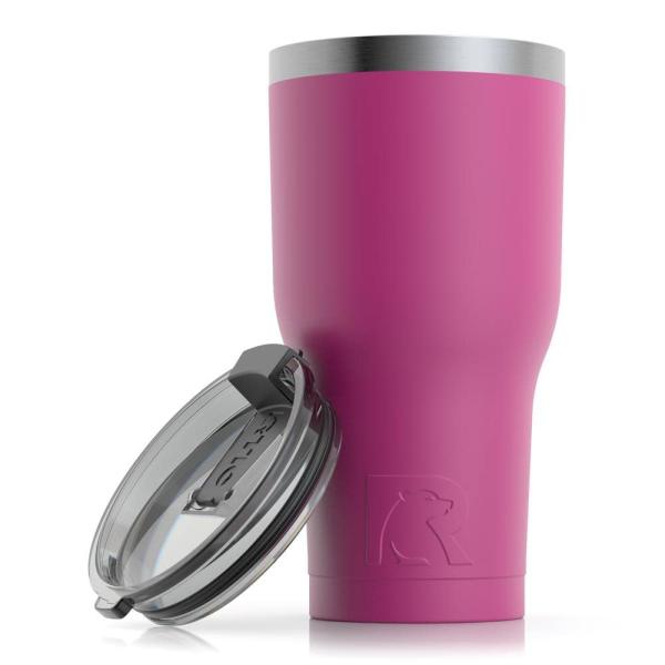 RTIC 30 OZ INSULATED TUMBLER STAINLESS STEEL COFFE...