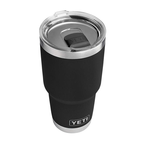 YETI Rambler 30オンス タンブラー マグスライダー蓋付き 真空断熱 ステンレス製、ブラ...