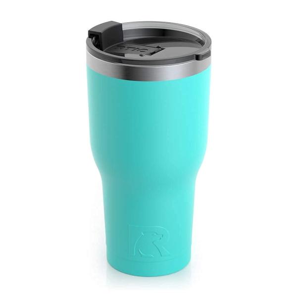 RTIC 30 OZ INSULATED TUMBLER STAINLESS STEEL COFFE...