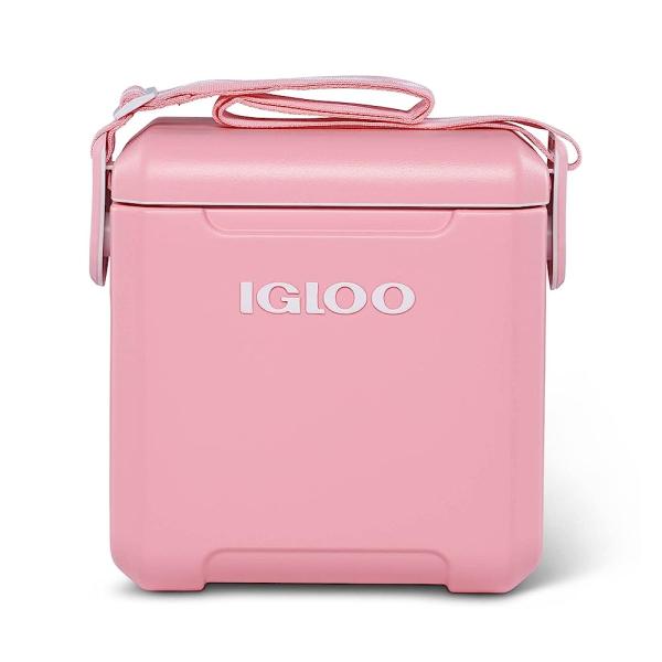 IGLOO PINK 11 QT TAG ALONG TOO STRAPPED PICNIC STY...