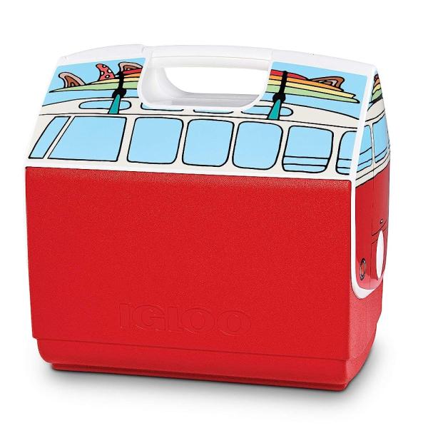 IGLOO 16 QUART LIMITED EDITION VW RED VAN PORTABLE...