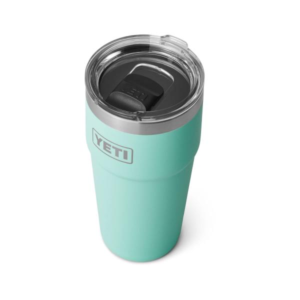 YETI Rambler 16オンス スタッカブルパイント マグスライダー蓋付き 真空断熱 ステンレ...