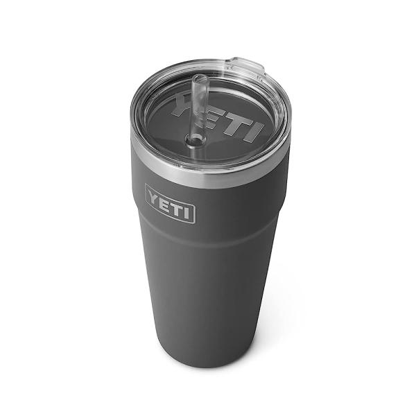 YETI RAMBLER 26 OZ STRAW CUP, VACUUM INSULATED, ST...