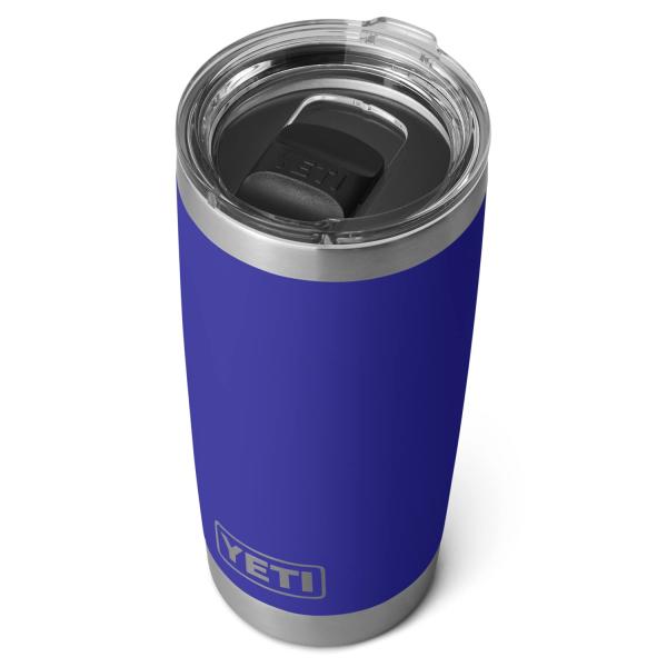 YETI Rambler 20オンス タンブラー マグスライダー蓋付き 真空断熱 ステンレス製、オフ...