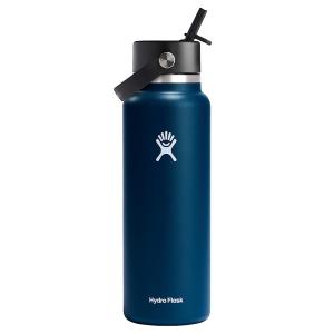 HYDRO FLASK 40 OZ WIDE FLEX STRAW CAP INDIGO