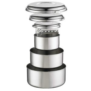 MSR ALPINE 4 STAINLESS STEEL CAMPING POT SET