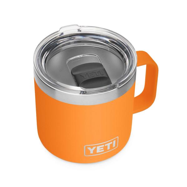 YETI Rambler 14オンス マグカップ マグスライダー蓋付き 真空断熱 ステンレス製、キン...