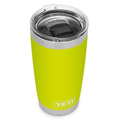 YETI Rambler 20オンス タンブラー マグスライダー蓋付き 真空断熱 ステンレス製、シャ...