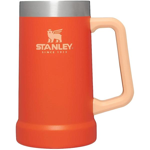STANLEY ADVENTURE BIG GRIP BEER STEIN 24OZ TIGERLI...