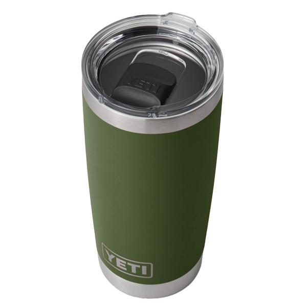 YETI Rambler 20オンス タンブラー マグスライダー蓋付き 真空断熱 ステンレス製、ハイ...