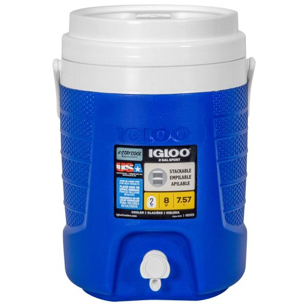 IGLOO 2-GALLON SPORT BEVERAGE COOLER, MAJESTIC BLU...