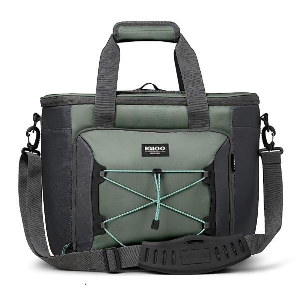 IGLOO GRAY 28 CAN VOYAGER SOFTSIDED TOTE
