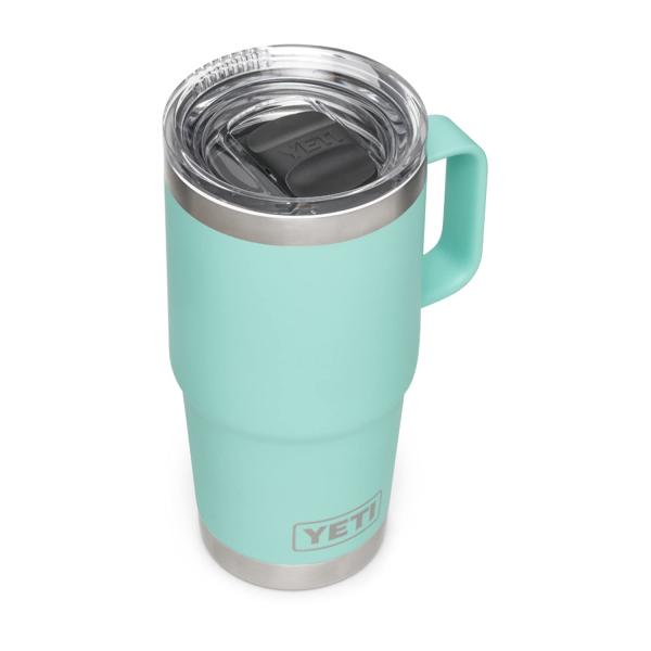 YETI Rambler 20オンス トラベルマグ ストロングホールド蓋付き 真空断熱 ステンレス製...