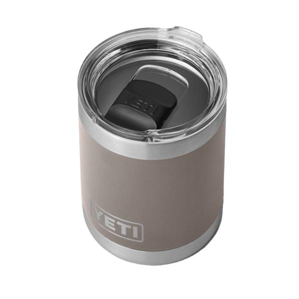 YETI Rambler 10オンス ローボール マグスライダー蓋付き 真空断熱 ステンレス製、シャ...