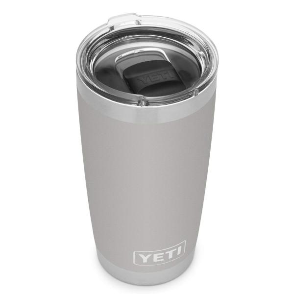 YETI Rambler 20オンス タンブラー マグスライダー蓋付き 真空断熱 ステンレス製、グラ...