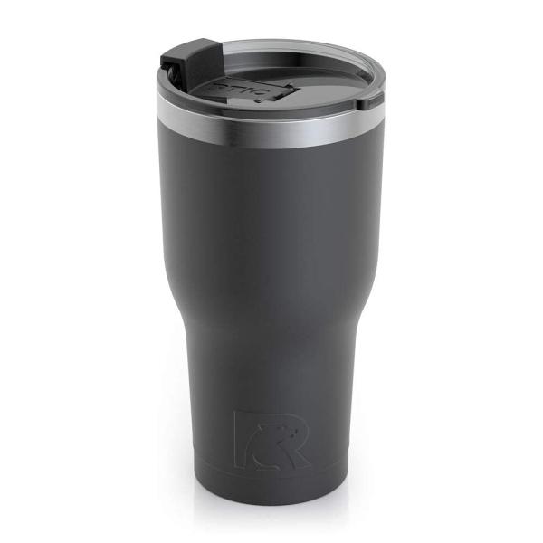 RTIC 30 OZ INSULATED TUMBLER STAINLESS STEEL COFFE...