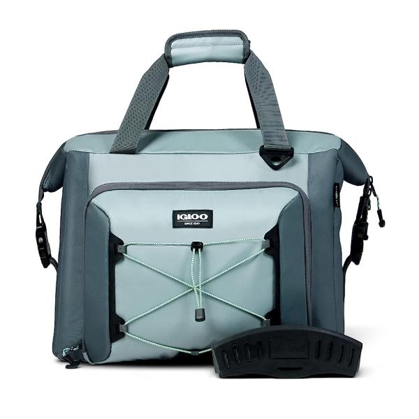 IGLOO GRAY 36 CAN SOFTSIDED SNAPDOWN VOYAGER BAG