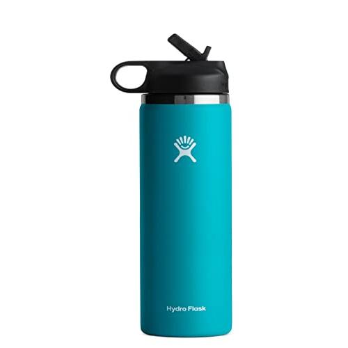 HYDRO FLASK 24 OZ WIDE MOUTH STRAW LID LAGUNA