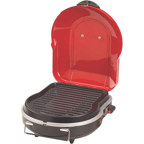 Coleman Fold N Go + Propane Grill,Red