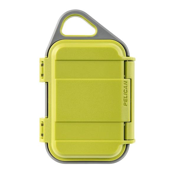 PELICAN GO G10 CASE - WATERPROOF CASE (LIME/GREY)