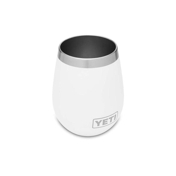 YETI Rambler 10オンス ワインタンブラー 真空断熱 ステンレス製、ホワイト