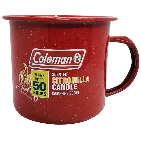 COLEMAN REPELLENTS TIN MUG OUTDOOR CITRONELLA CAND...