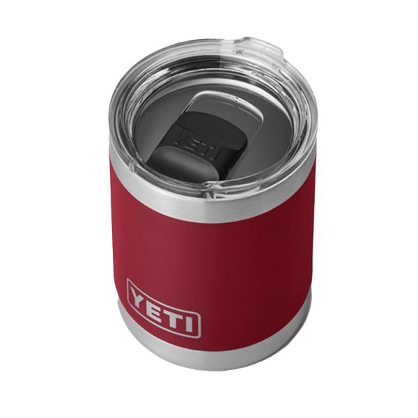 YETI Rambler 10オンス ローボール マグスライダー蓋付き 真空断熱 ステンレス製、ハー...