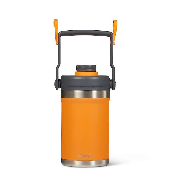IGLOO 1/2 GAL ORANGE STAINLESS STEEL SPORT JUG