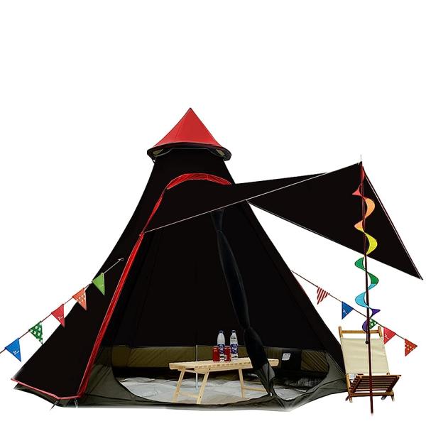 VIDALIDO 12'X10'X8'DOME CAMPING TENT 5-6 PERSON 4 ...