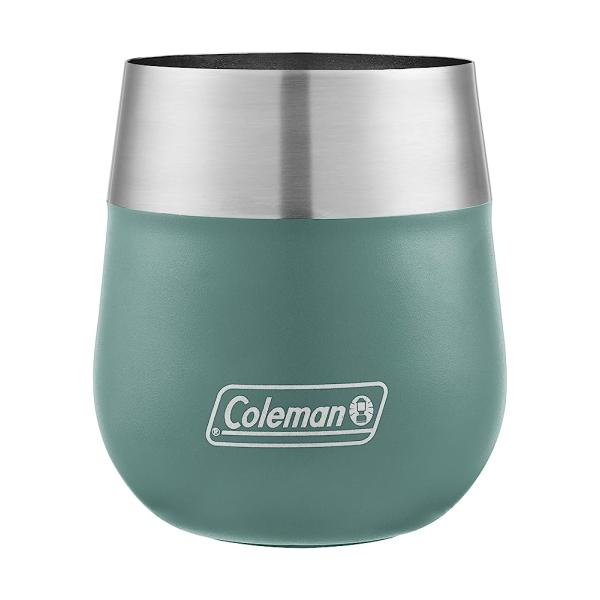 COLEMAN CLARET INSULATED STAINLESS STEEL WINE GLAS...