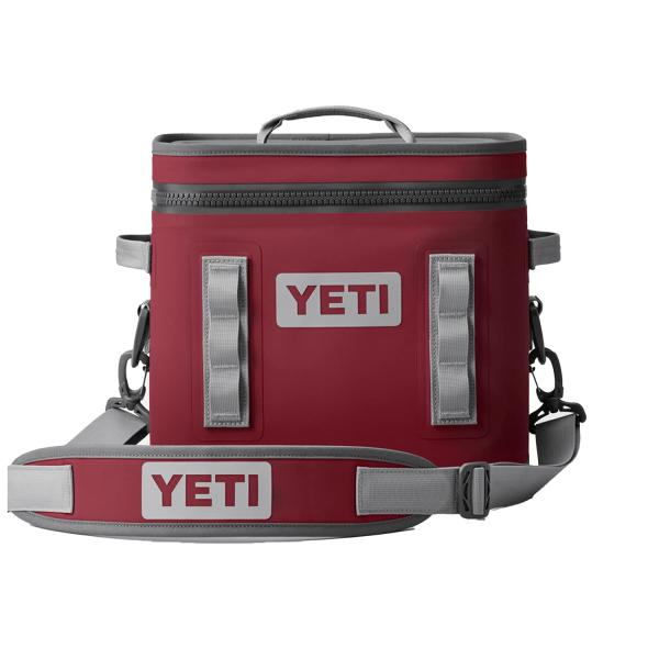 YETI Hopper Flip 12 ポータブルソフトクーラー:YETI、ハーベストレッド