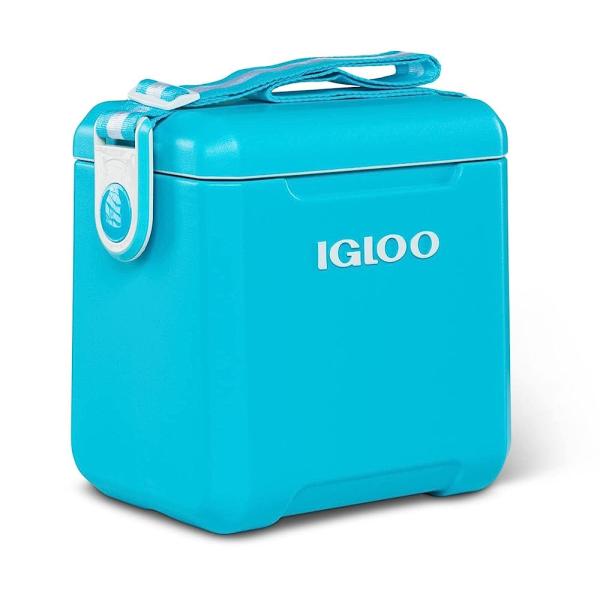 IGLOO TURQUOISE 11 QT TAG-A-LONG TOO HARDSIDED STR...