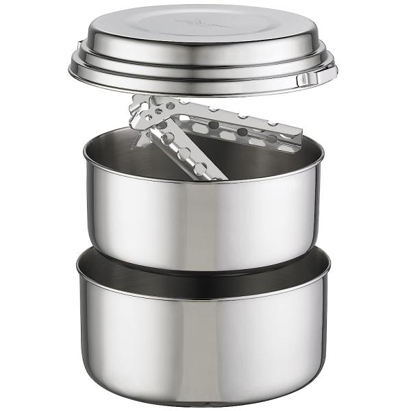 MSR ALPINE 2 STAINLESS STEEL CAMPING POT SET