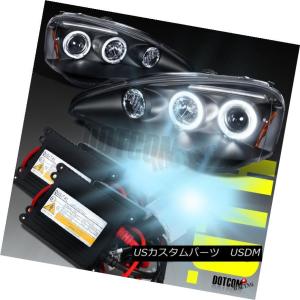 ヘッドライト 02-04 Acura RSX DC5 JDM交換用ブラッククリアヘッド